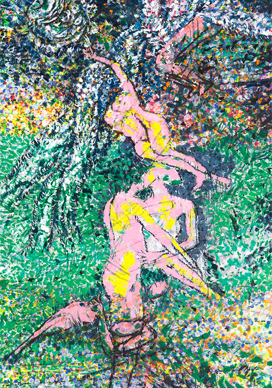 삶의 경계-生, Oil on canvas, 228x147cm, 2021