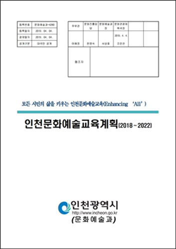 인천문화예술교육계획 (2018~2022)