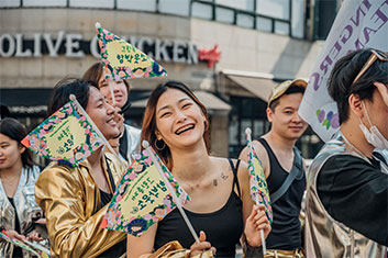 축제 현장 스케치