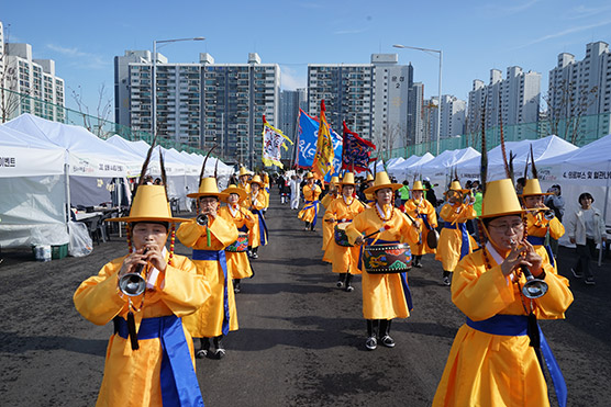 원도사제 제례 길놀이 ‘취타대’